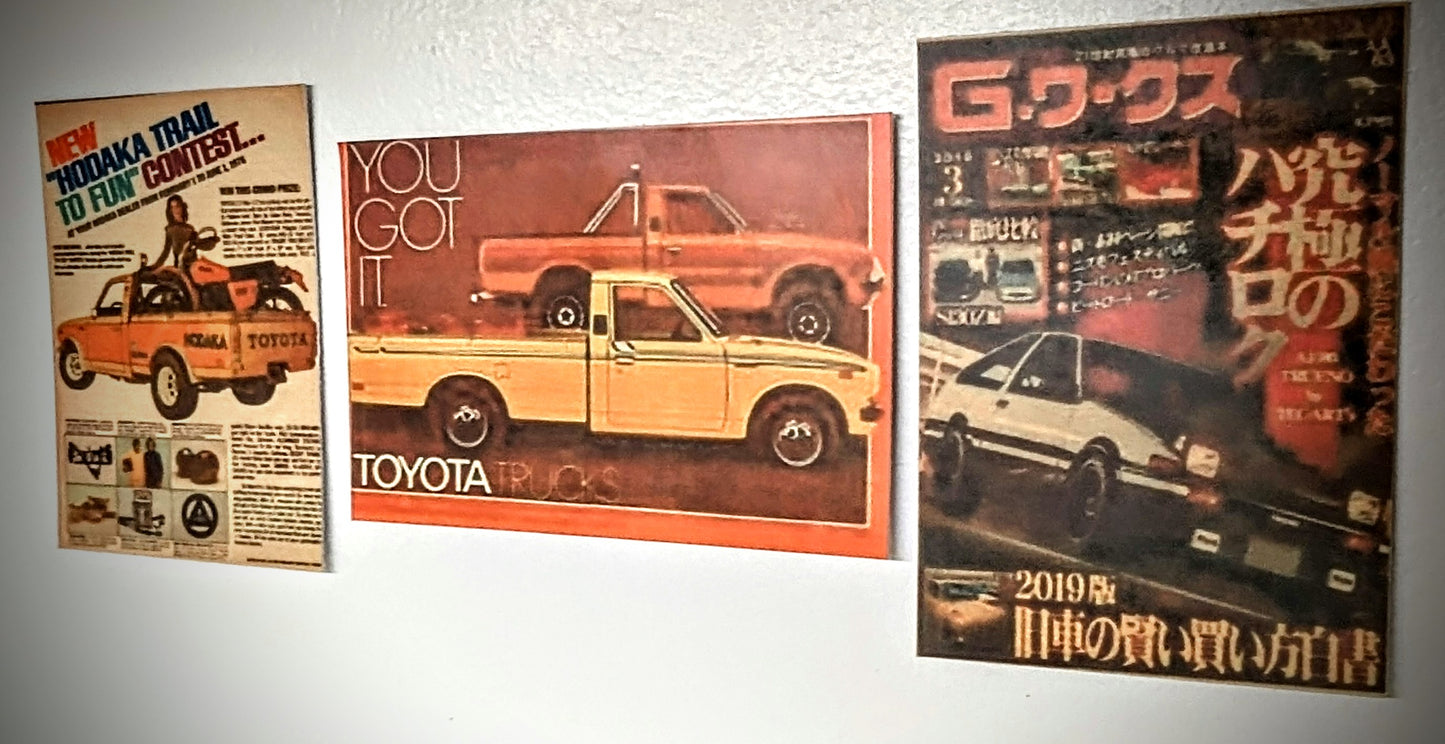 Toyota shop posters