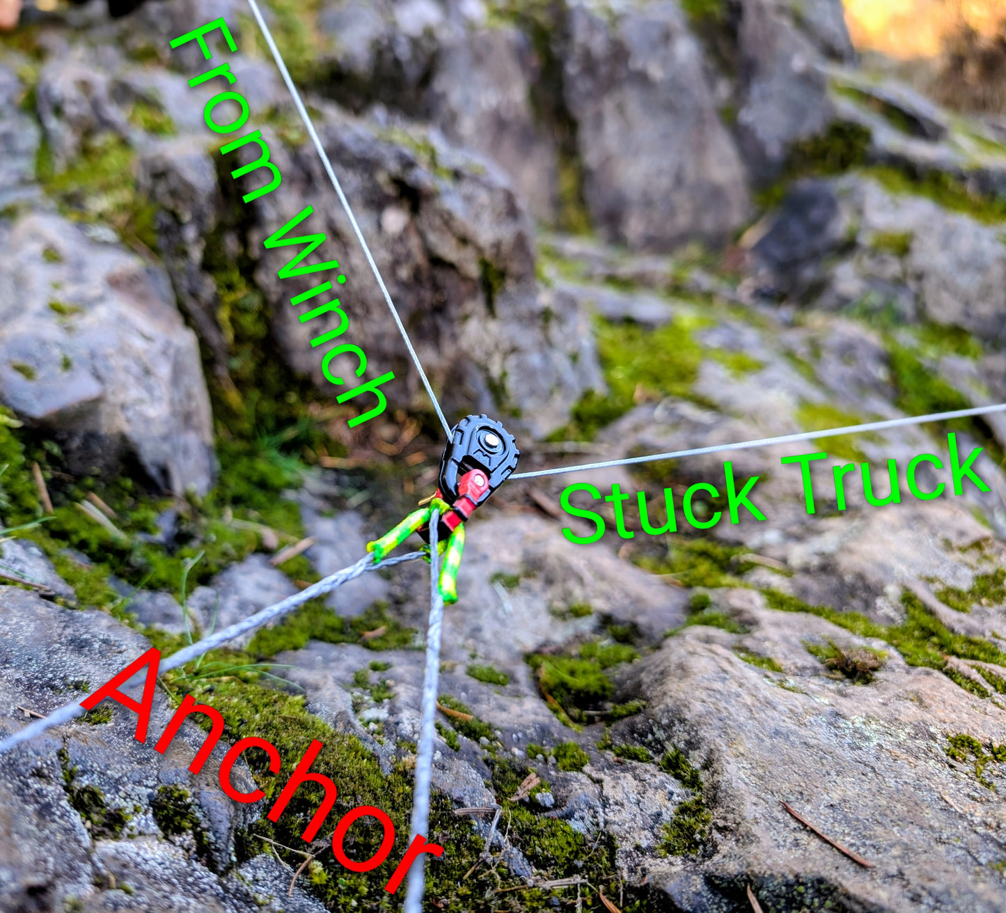 Snatch Block Recovery Anchor
